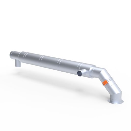 Air heater with ash pan