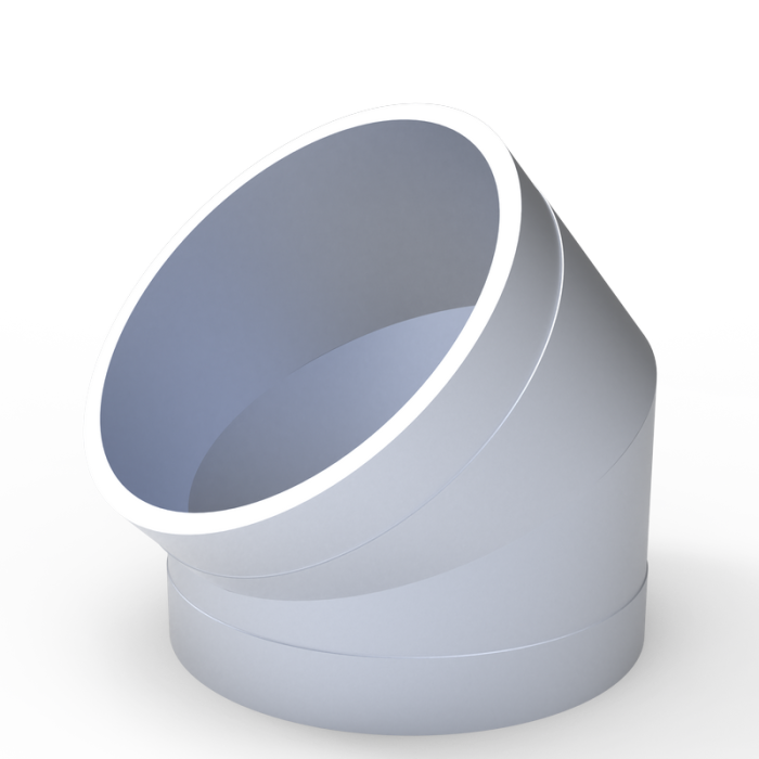 Knee 45°, 0.8mm, AISI304