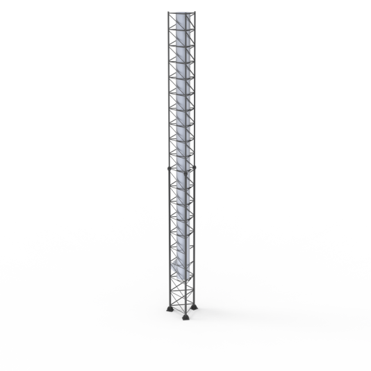 Chimney in the frame ф350/420, S=0,8mm AISI 304