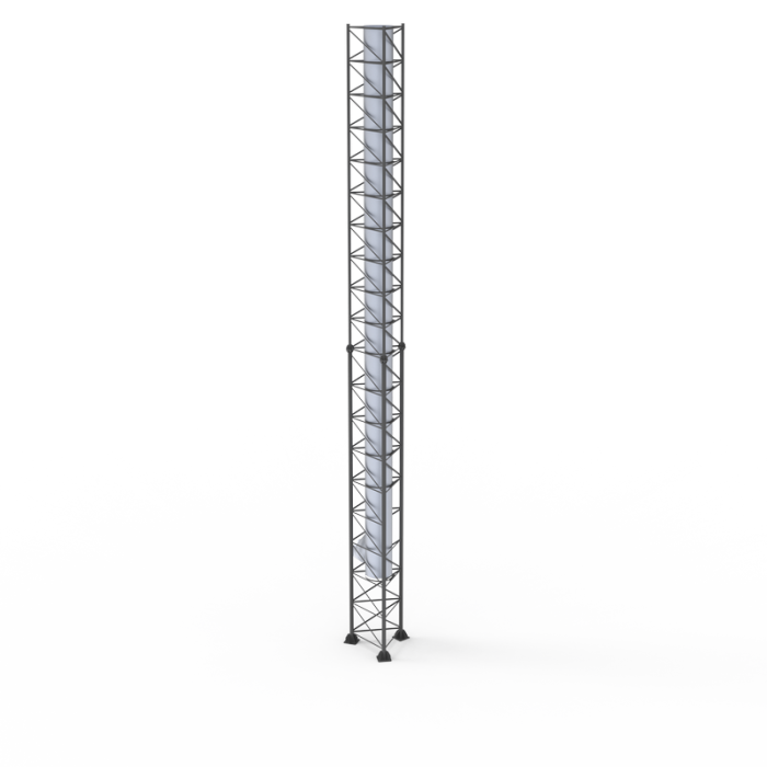 Chimney in the frame ф350/420, S=0,8mm AISI 304